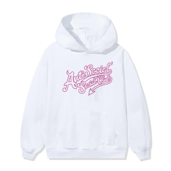 Script Club Hoodie - White