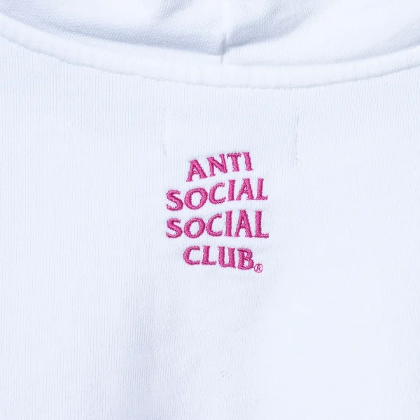 Script Club Hoodie - White - Image 4