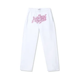 Script Club Sweatpant - White