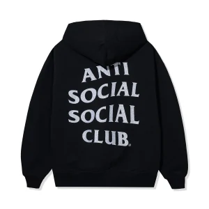 Mind Game Glitter Hoodie - Black