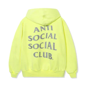 Mind Game Glitter Hoodie - Neon Yellow