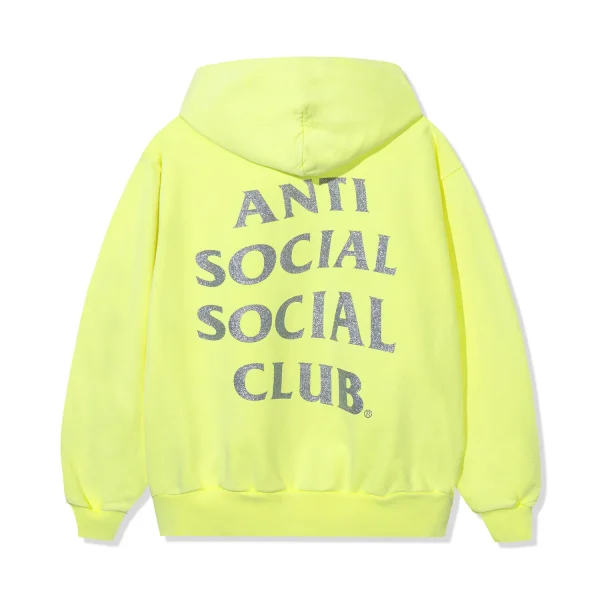 Mind Game Glitter Hoodie - Neon Yellow