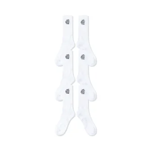 ASSC Classic 3-Pack Socks - White