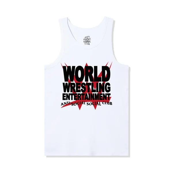 ASSC x WWE Championship Rib Knit Tank Top - White