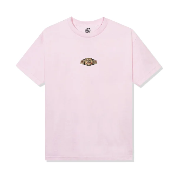 ASSC x WWE Championship Belt Tee - Pale Pink - Image 2