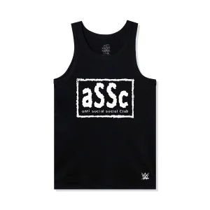 ASSC x WWE NWO Rib Knit Tank Top - Black