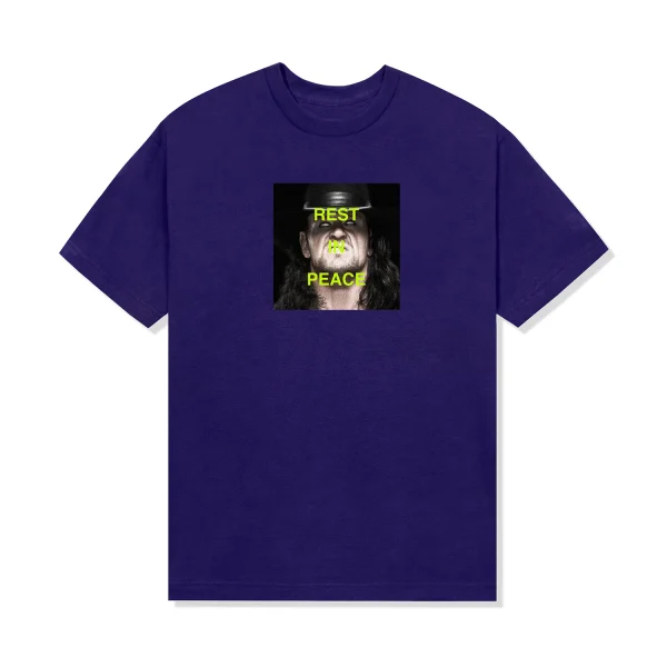 ASSC x WWE You Will Rest In Peace Tee - Purple - Image 2