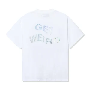 Get Weird Hologram Tee - White