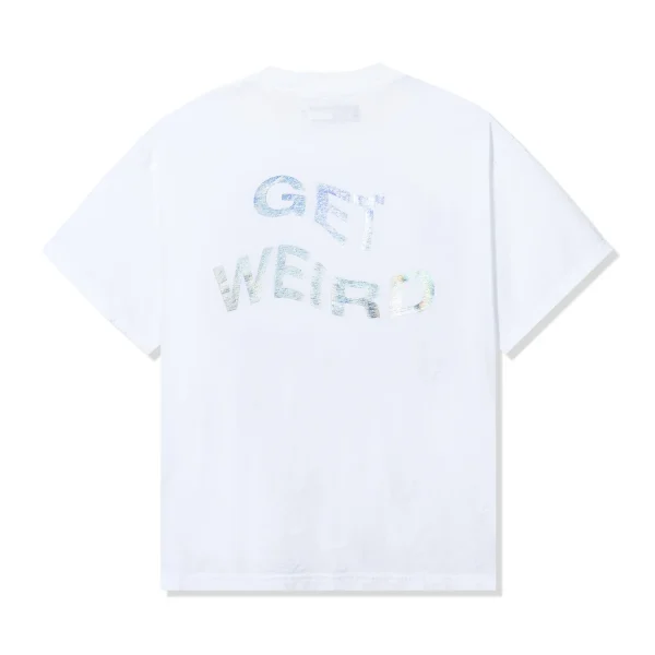Get Weird Hologram Tee - White