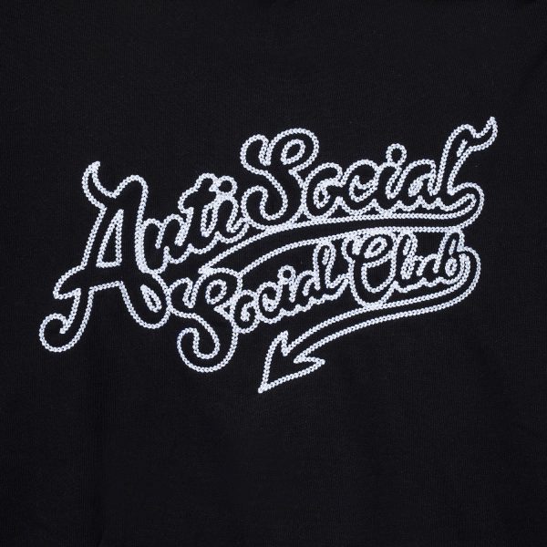 Script Club Hoodie - Black - Image 3