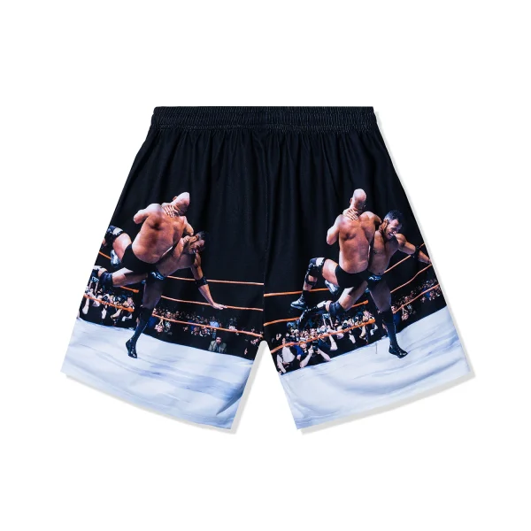 ASSC x WWE The Rock Shorts - Multi - Image 2