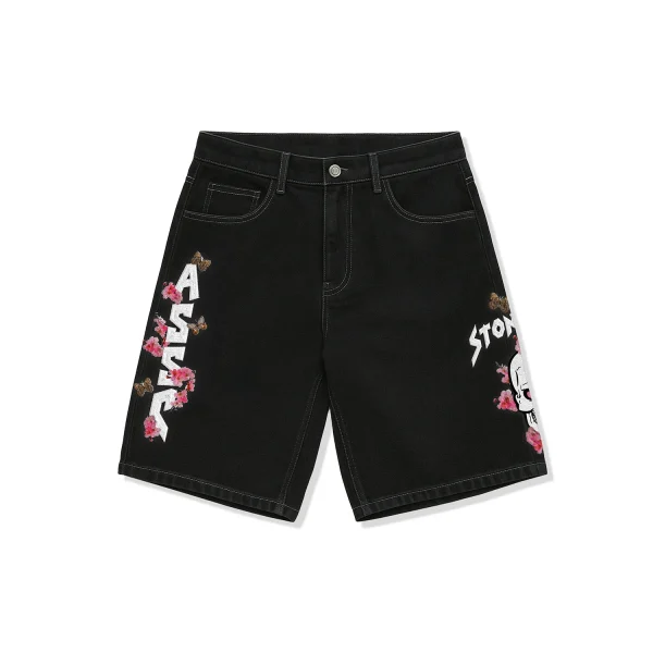 ASSC x WWE Stone Cold Embroidered Short - Black